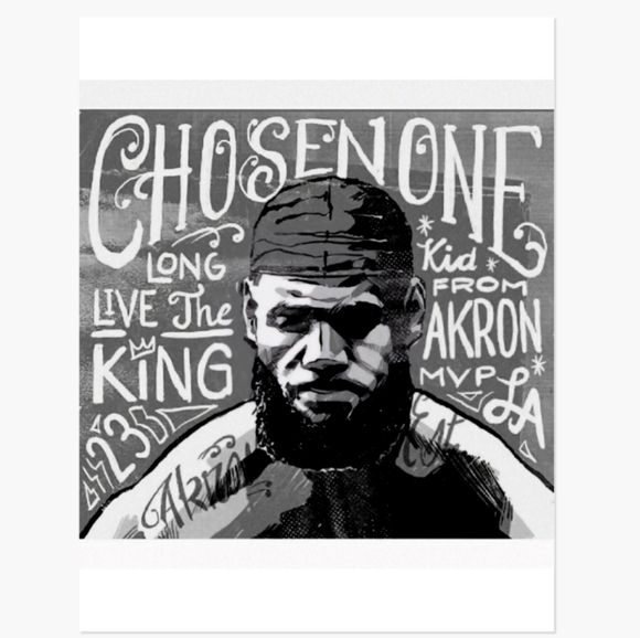 LEBRON JAMES LOS ANGELES LAKERS 2 POSTER BUNDLE SET 8.5x11 ULTRA GLOSSY REPRINTS - Picture 2 of 8